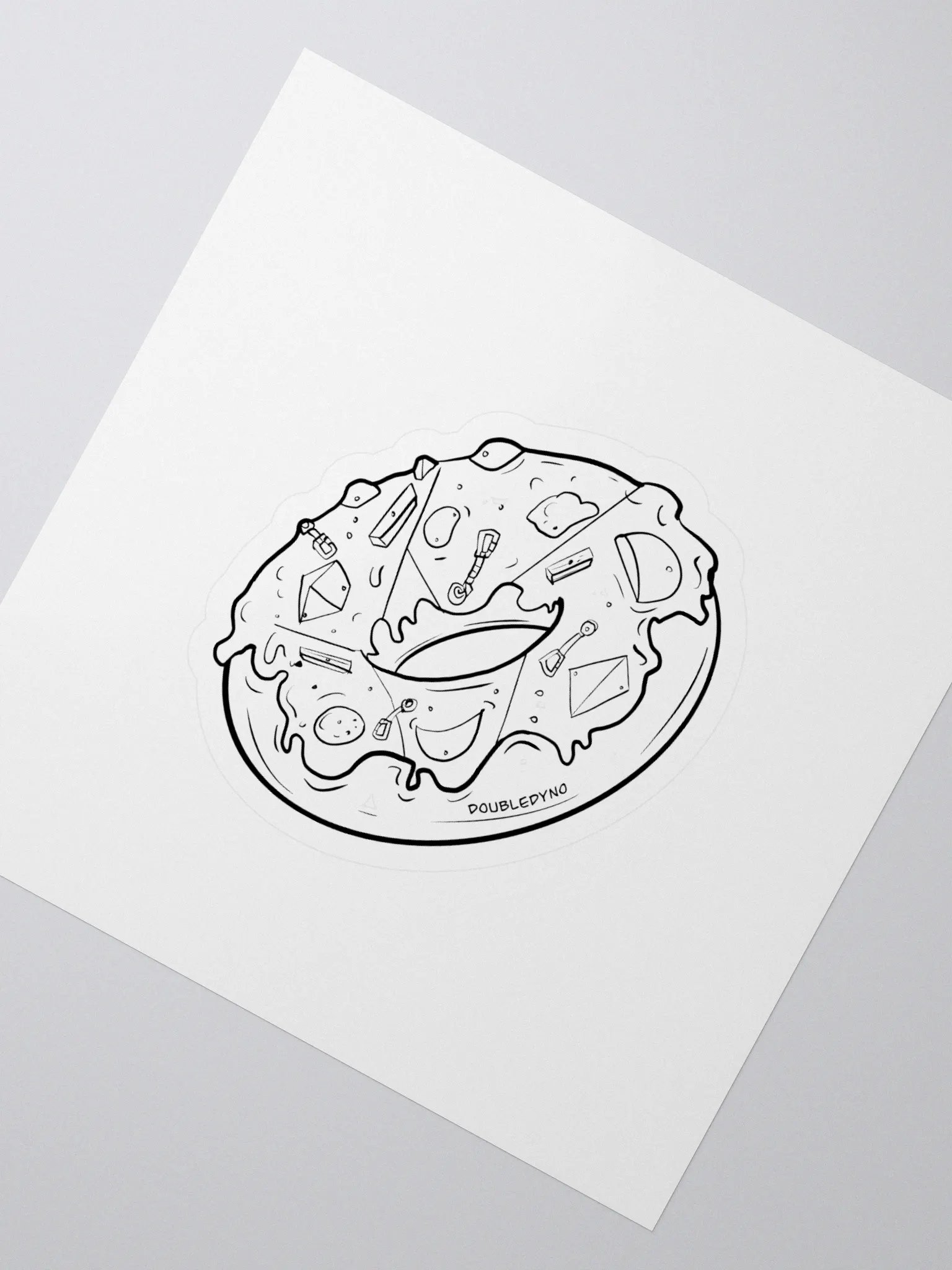 Donut climbing wall sticker product image (2)