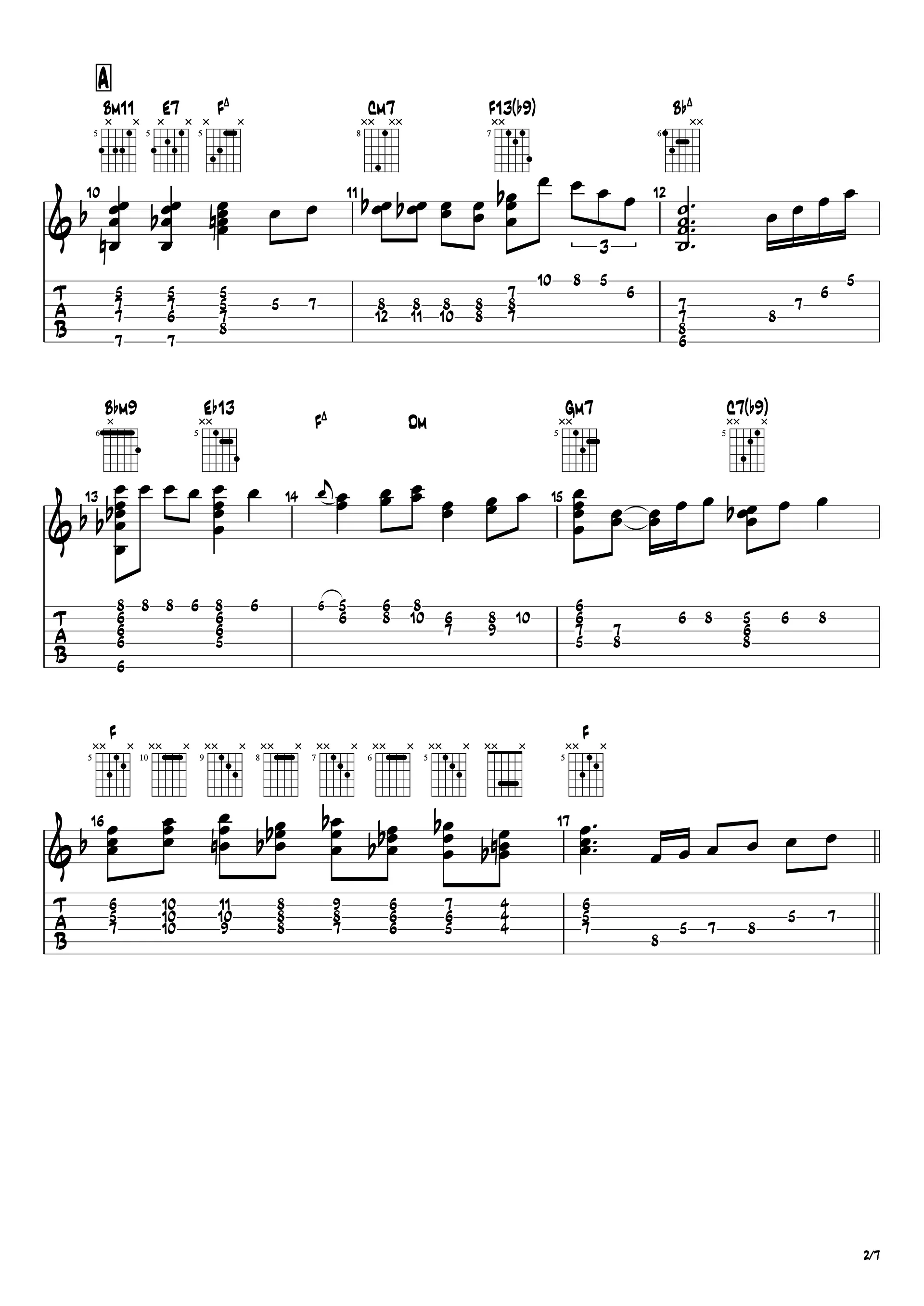 [Transcription GP] Misty - Barney Kessel product image (3)