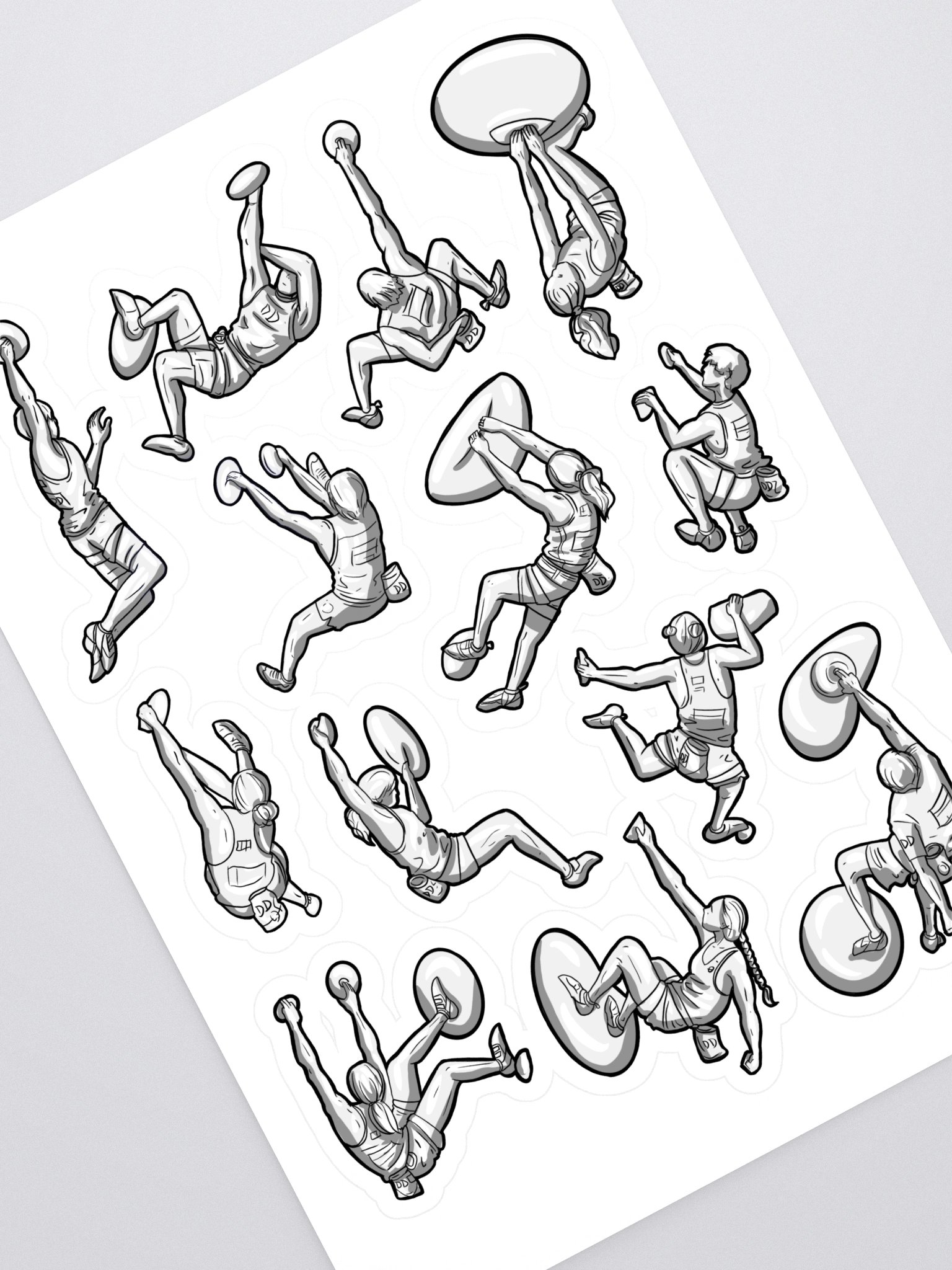 Comp climbers stickers product image (1)