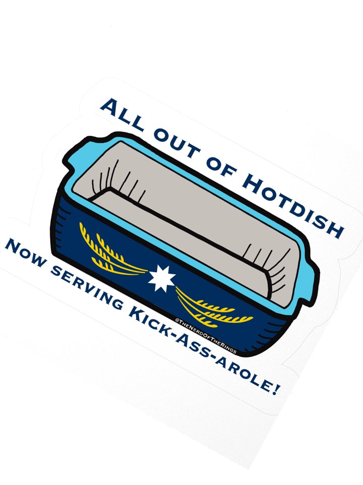 All Out of Hotdish Sticker product image (6)