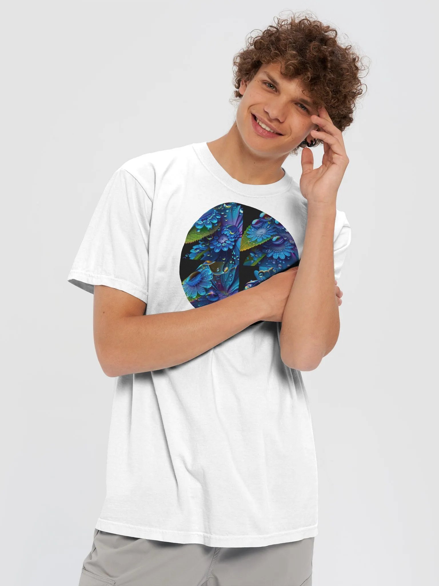 Kawaiikitten Essential DewDrop Heavyweight Garment -Dyed Comfy T-Shirt product image (5)