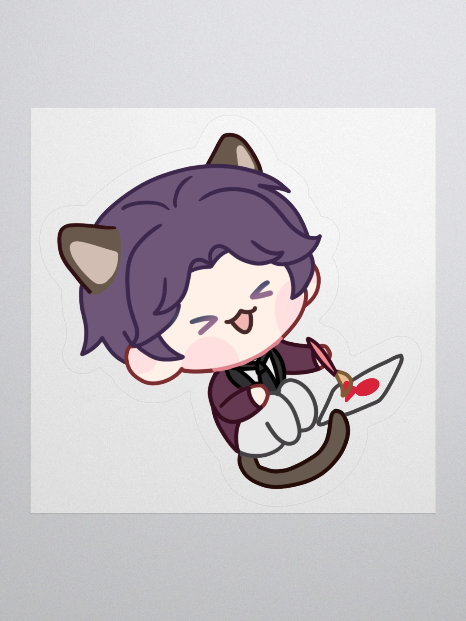Rafayel Cat Chibi Sticker product image (3)