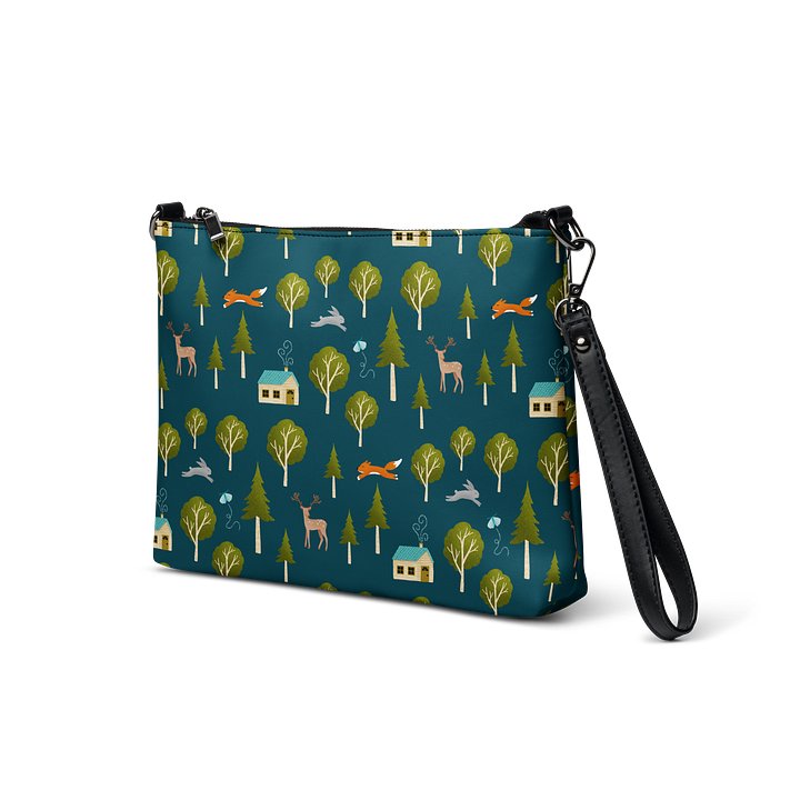 Cozy Cabin and Forest Animals Crossbody Bag product image (2)