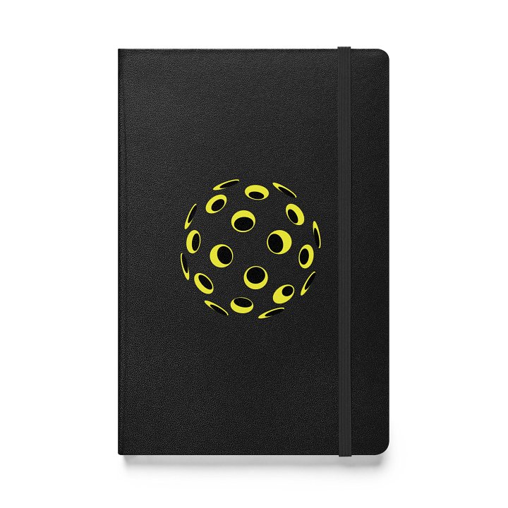 Pickleball Design Dynamic Motion Hardcover Notebook product image (1)