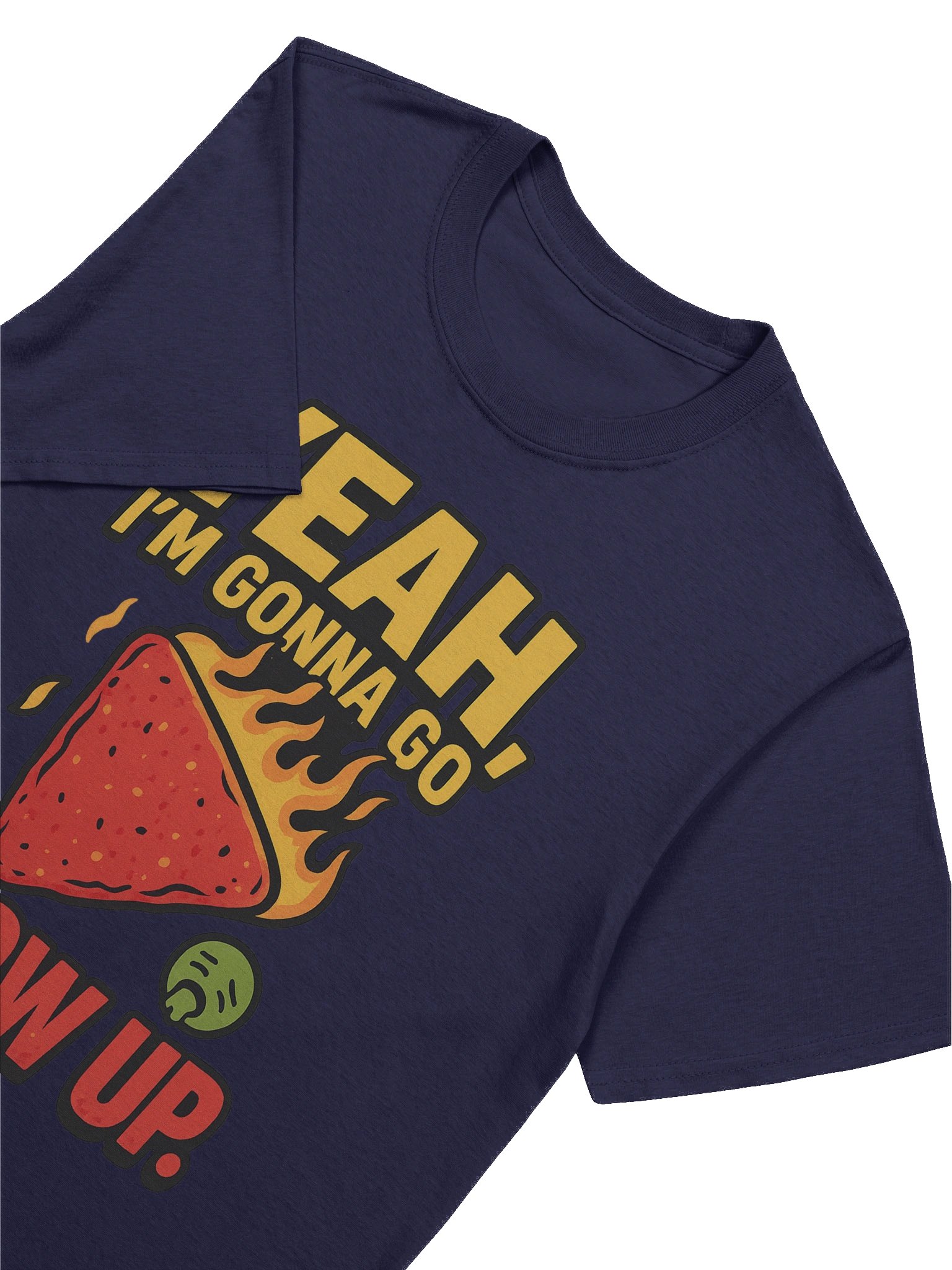 One Chip Challenge Funny T-Shirt | “Yeah, I’m Gonna Go Throw Up” Spicy Food Meme Tee product image (7)
