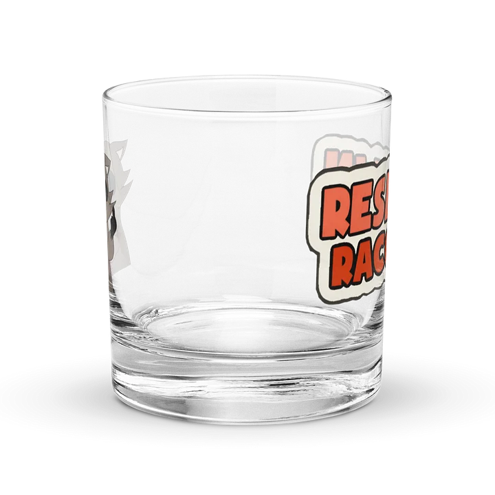 RespawnRaccoon's Middle Finger Rocks Glass product image (1)