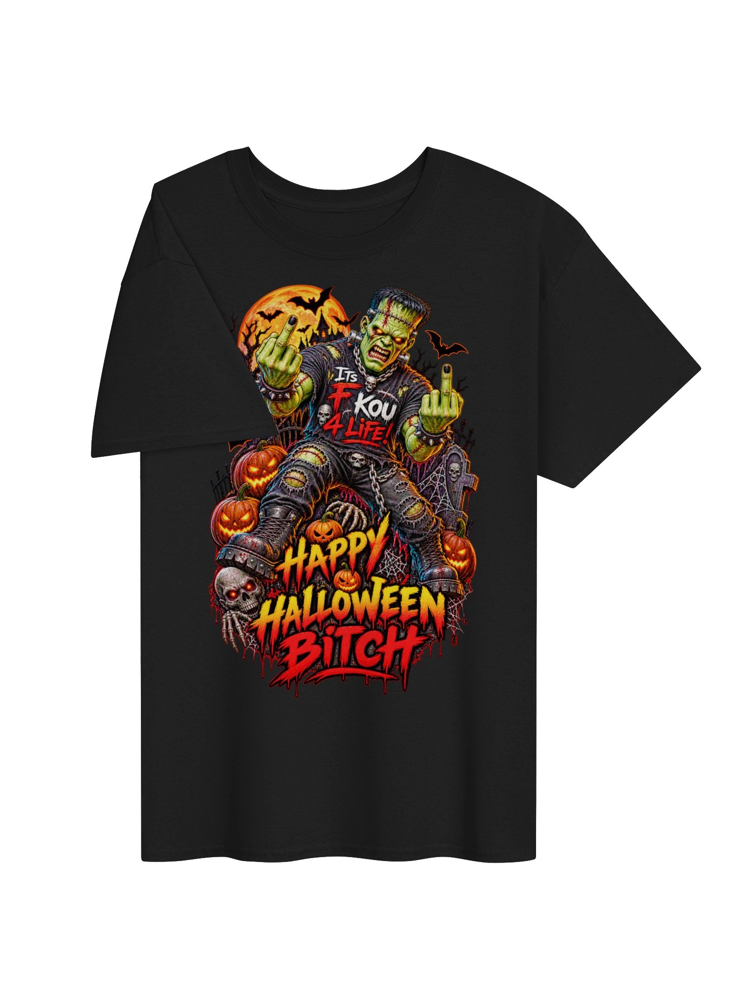 Frankenstein Its F KOU 4 Life Gildan Heavyweight T-Shirt product image (25)