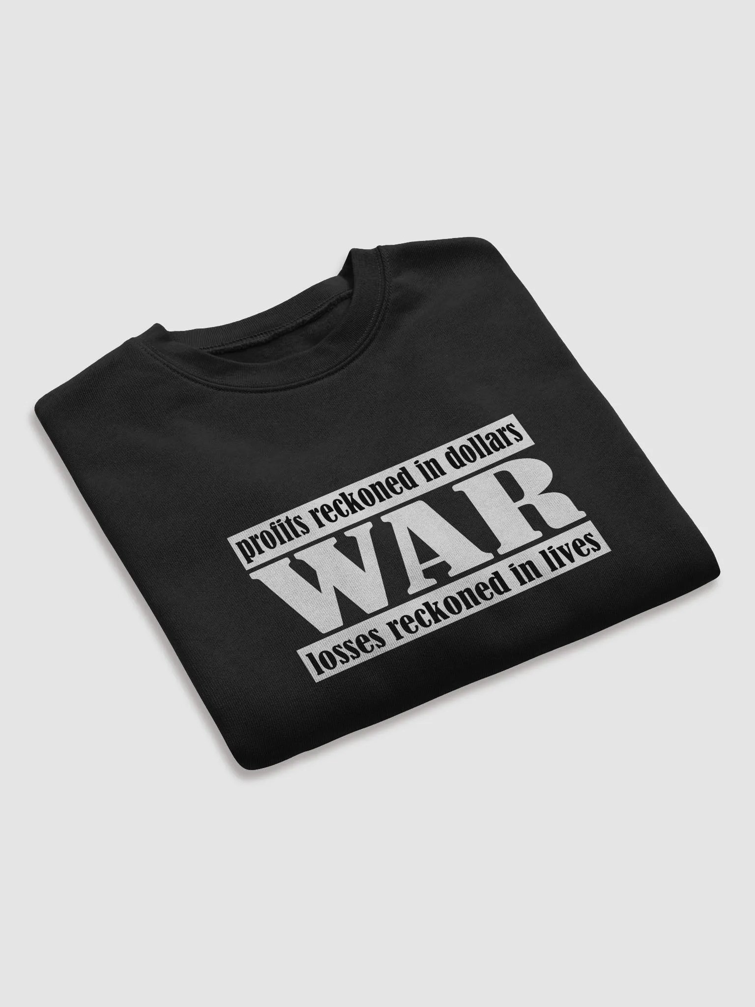 The Cost Of War - Bella+Canvas Women's Fleece Crop Sweatshirt product image (4)