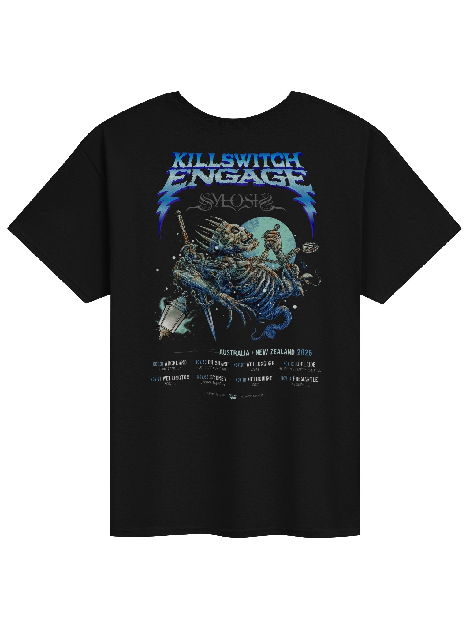 Killswitch Engage With Sylosis Australia And New Zealand 2026 Tshirt product image (2)