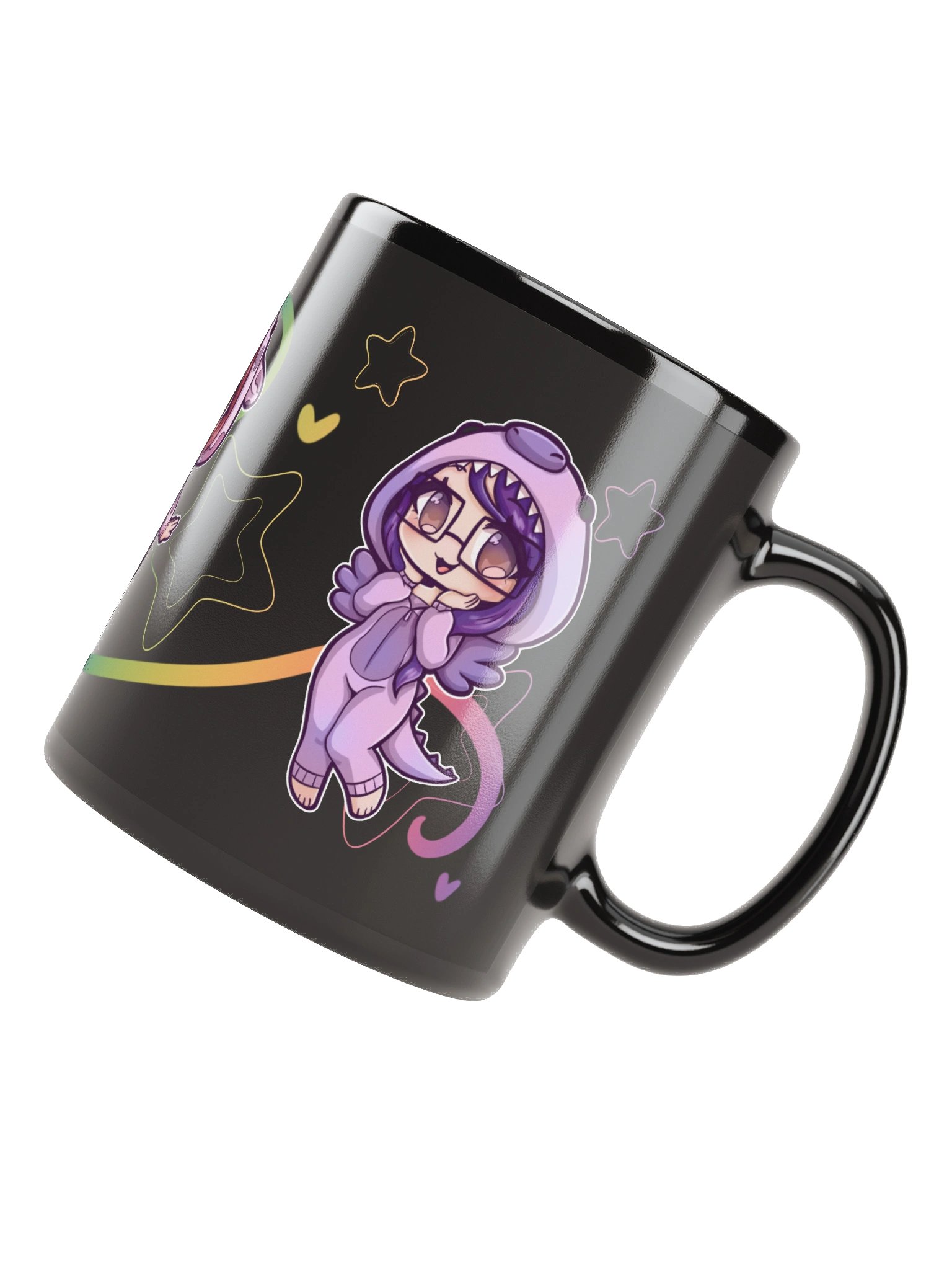 Tux2, MissieB12, and Mama_MJ Onesies! Collab Mug Black product image (8)