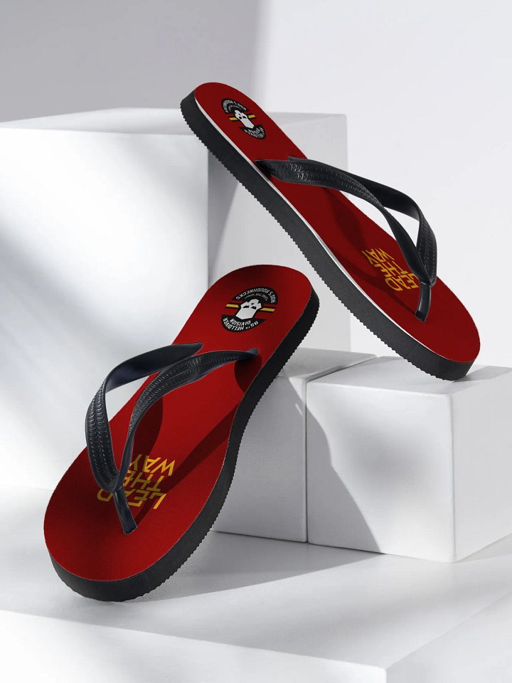 Roughneck Red Flip-Flops product image (2)
