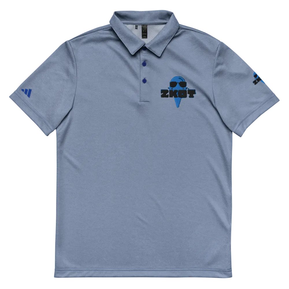 ZKOT Adidas© Space-Dyed Polo T-Shirt - Show your Support with Style - Menswear, Womenswear product image (5)