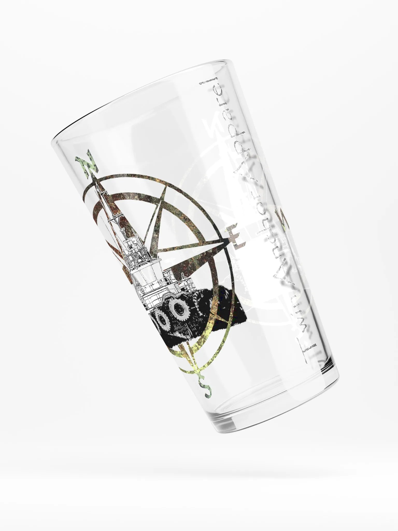 Compass Rose Marshall Foss 16oz Pint Glass product image (4)