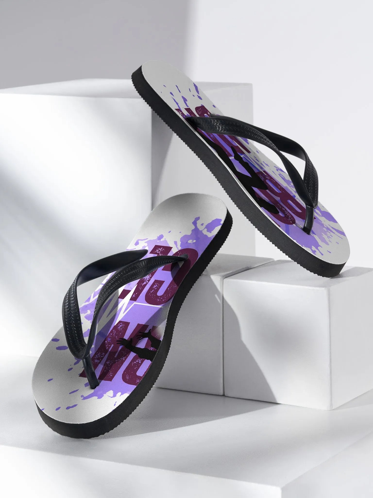 Born to Dance His Silhouette Flip-Flops product image (2)
