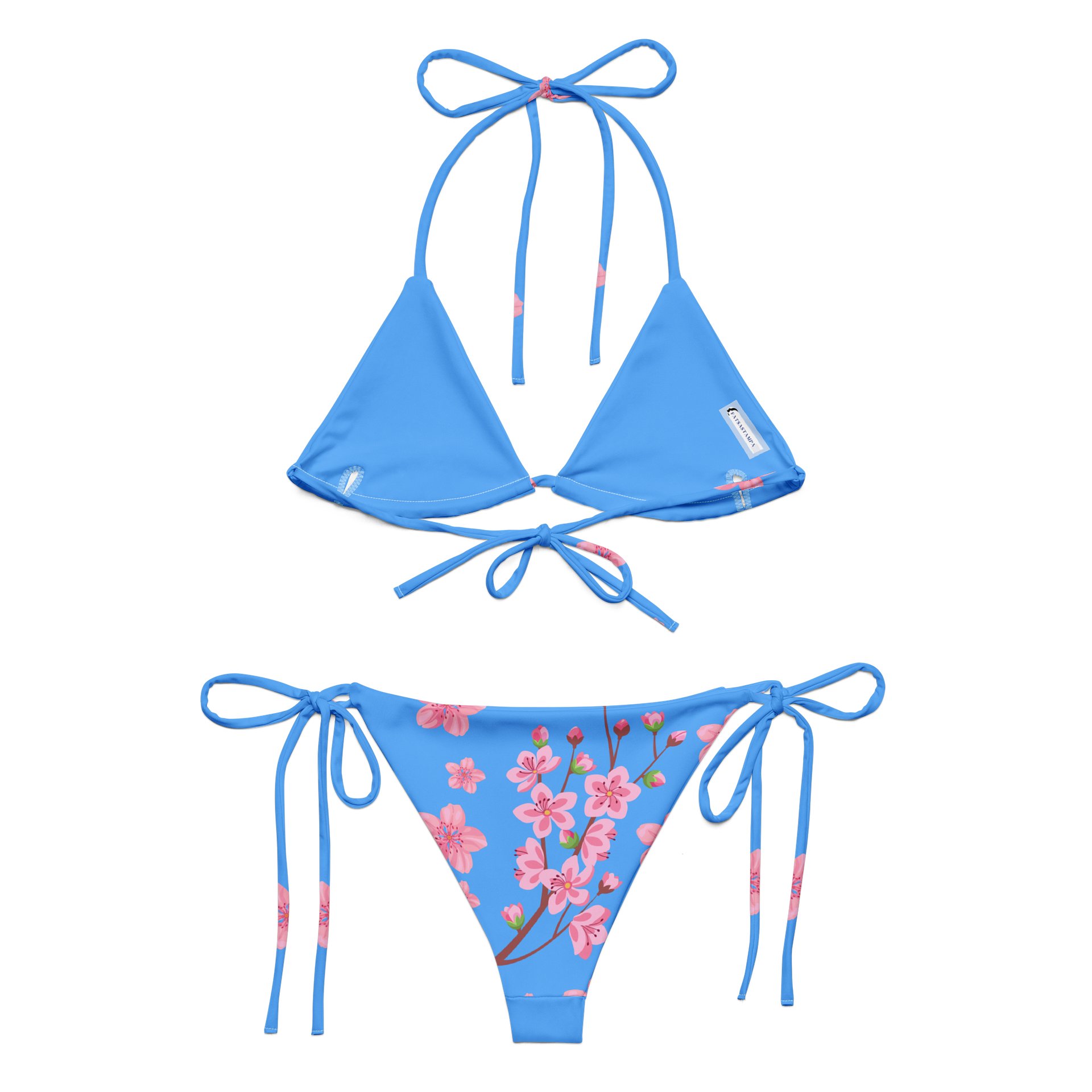 Blossom Breeze String light blue Bikini Set product image (5)