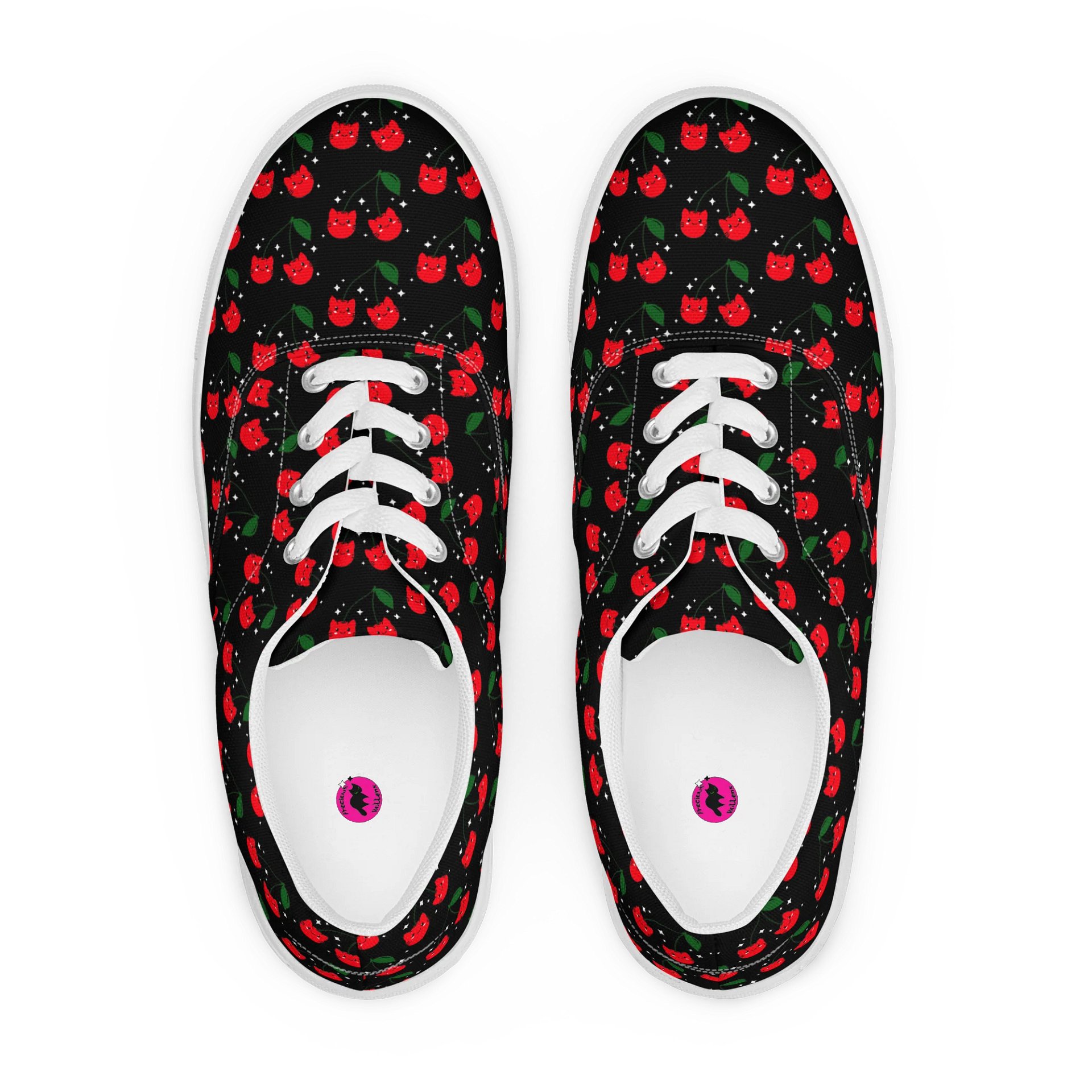 Cherry Cats Canvas Shoes product image (1)