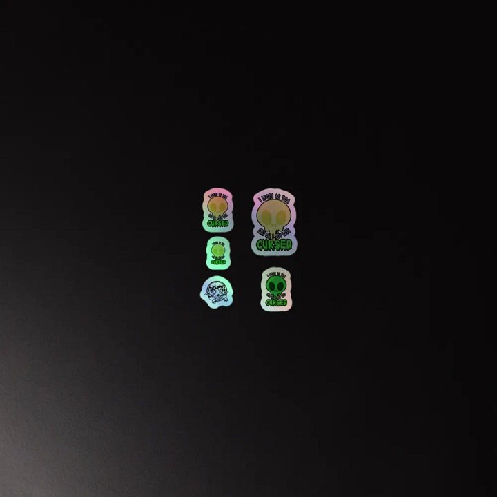 All I Got Was Cursed - Rogue - Holo Sticker Sheet product image (2)