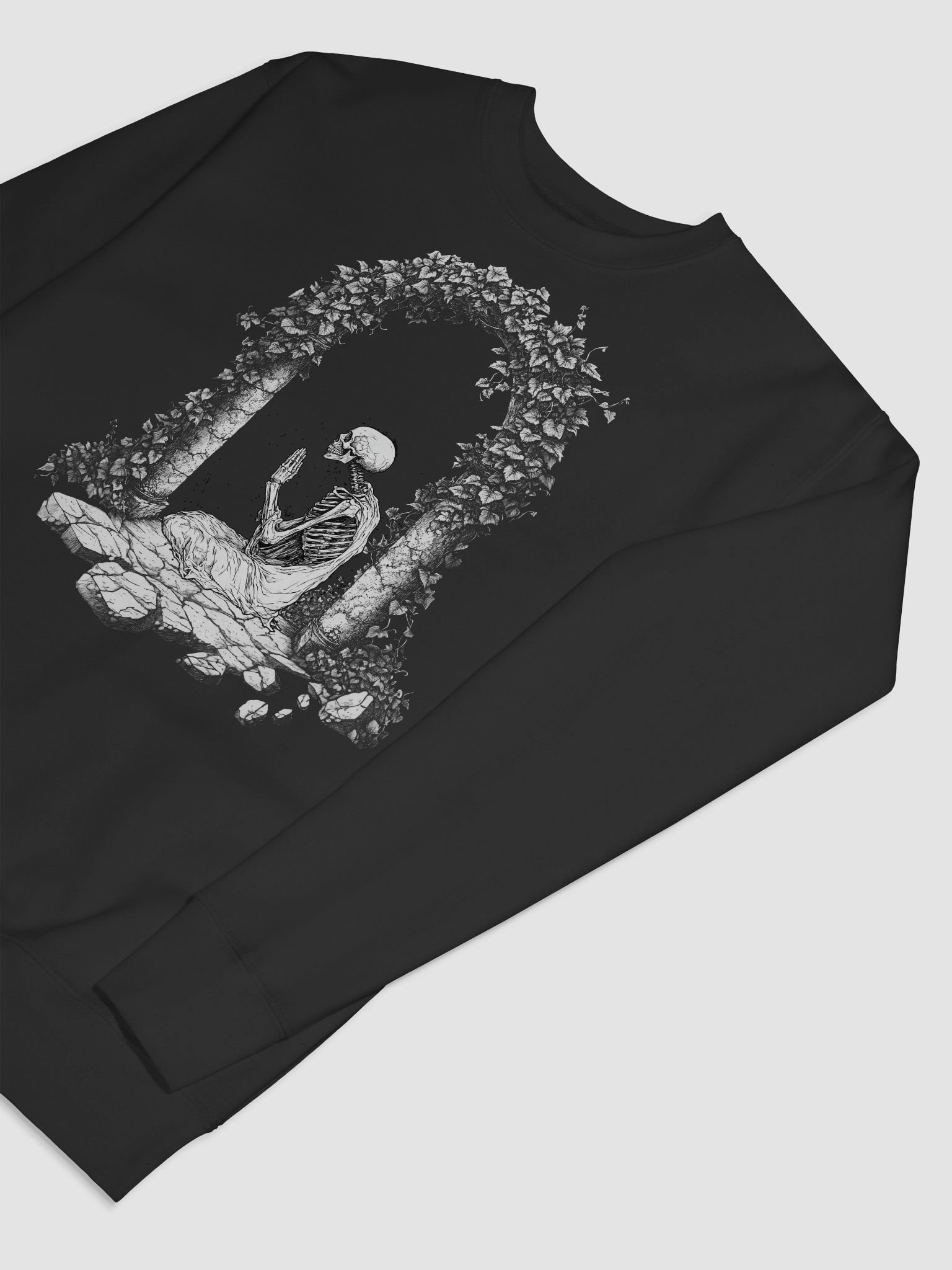 Meditation on Death Skeleton Buddhism sweatshirt product image (7)