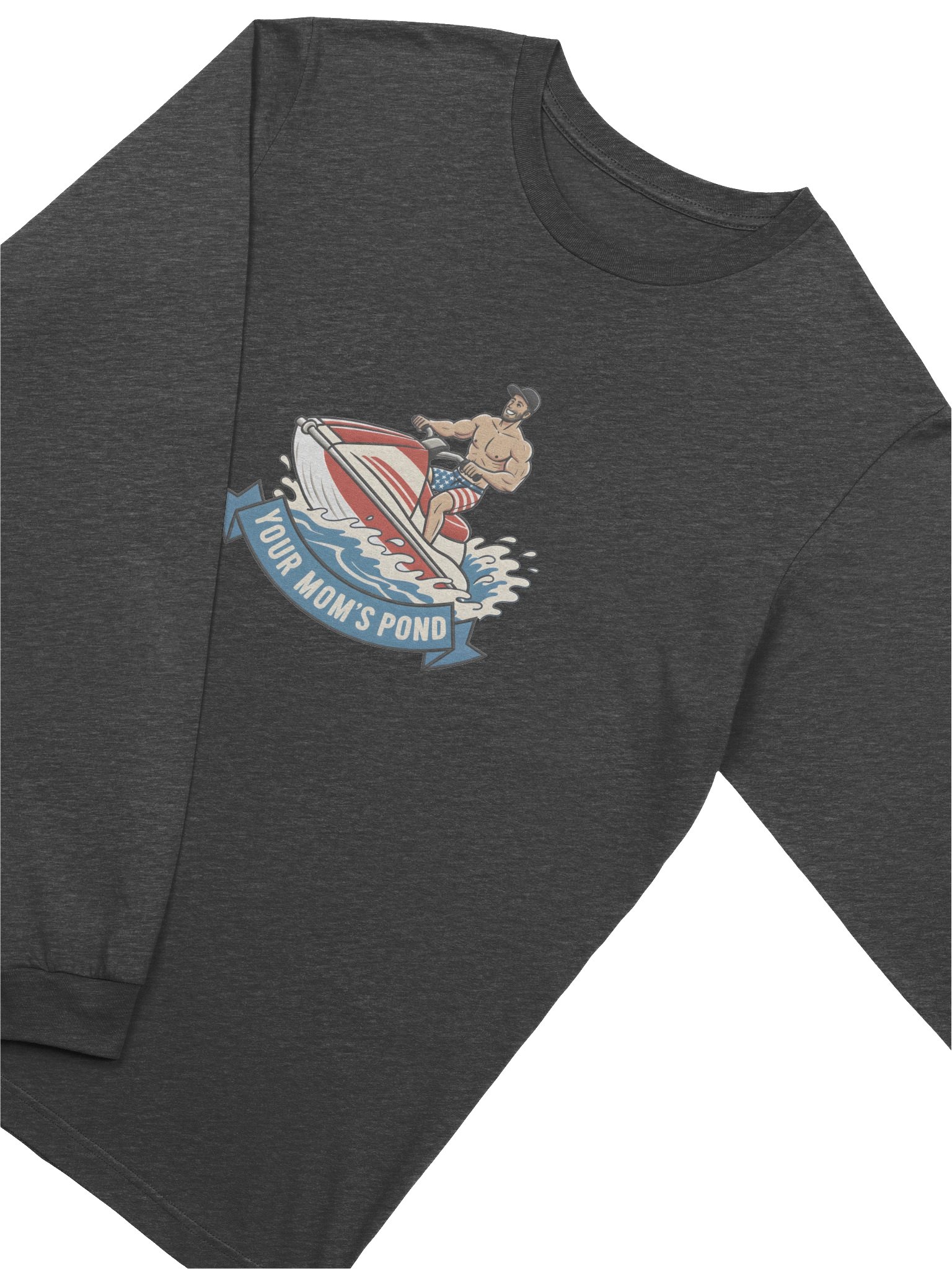 Your Mom's Pond Long Sleeve Tee product image (3)