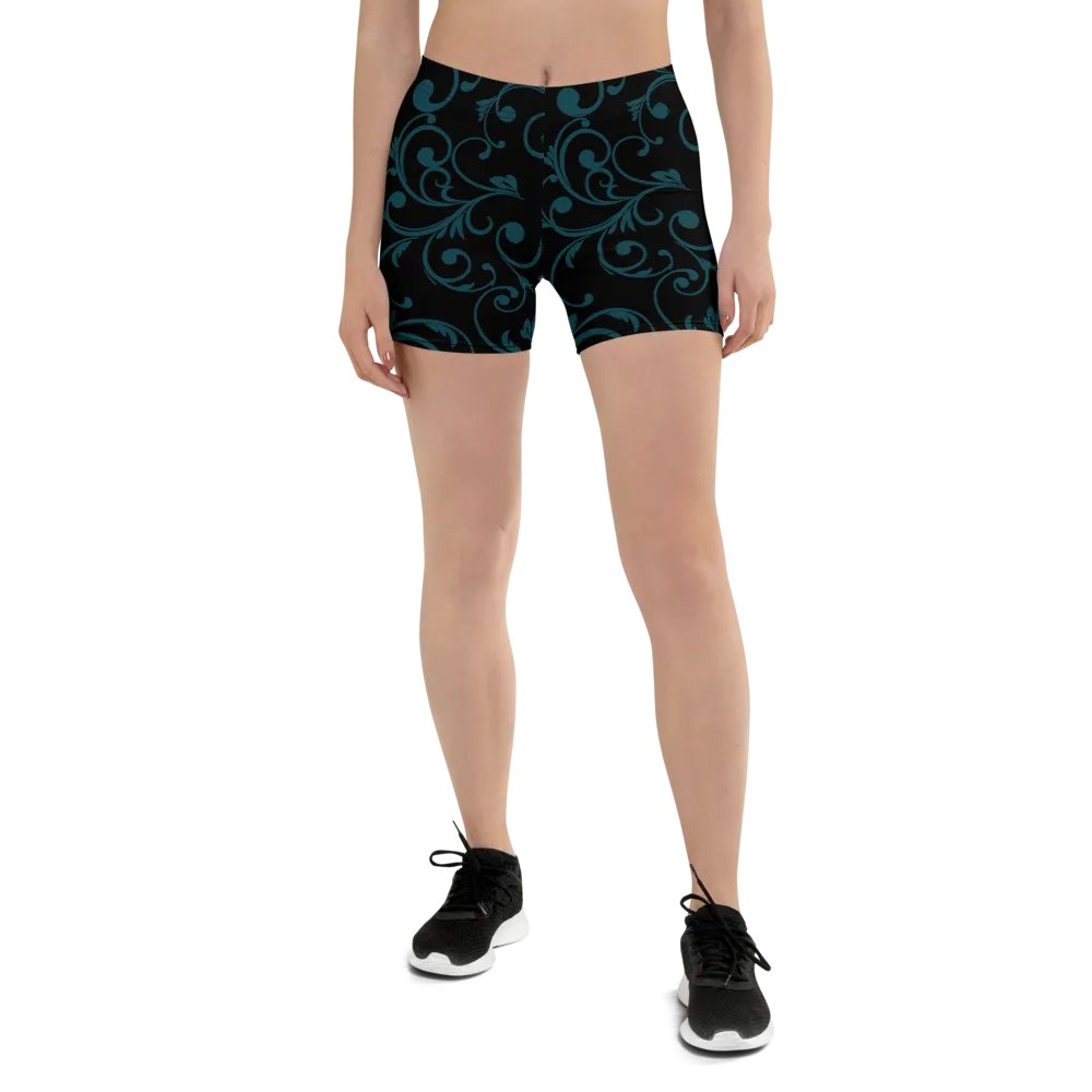 Dark Teal Activewear Shorts product image (1)