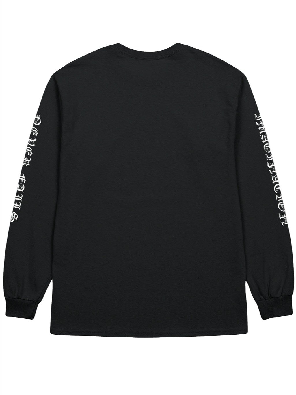 TOME ZERO - Long Sleeve Shirt - Front & 2 sleeves (Black) product image (2)