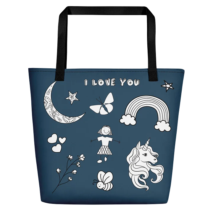 LARGE Tote - Deep Blue product image (2)