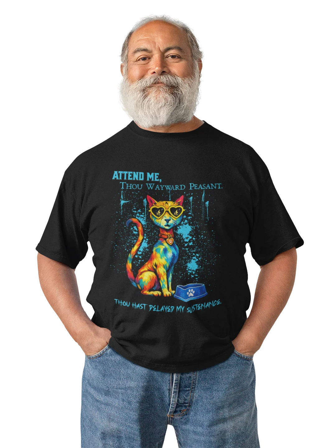 Attend Me Thou Wayward Peasant Cat Shirt product image (9)