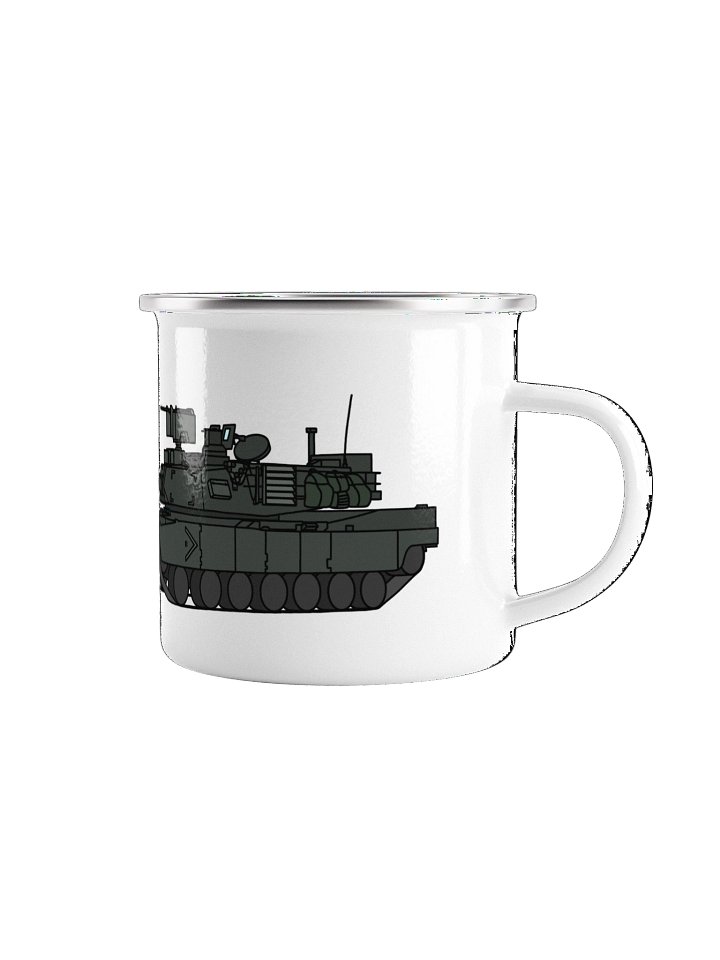 M1A2 Abrams Tank & Ammo Enamel Mug product image (1)