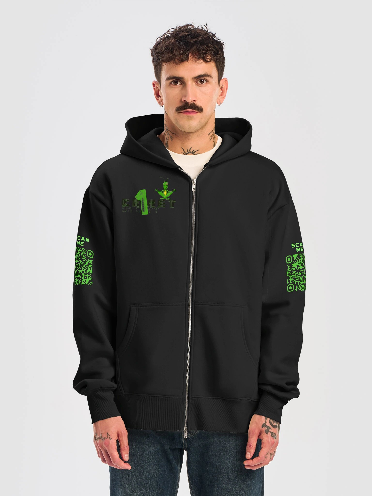 IPPA Recordz | Zip-Up Hoodie | QR Edition product image (5)