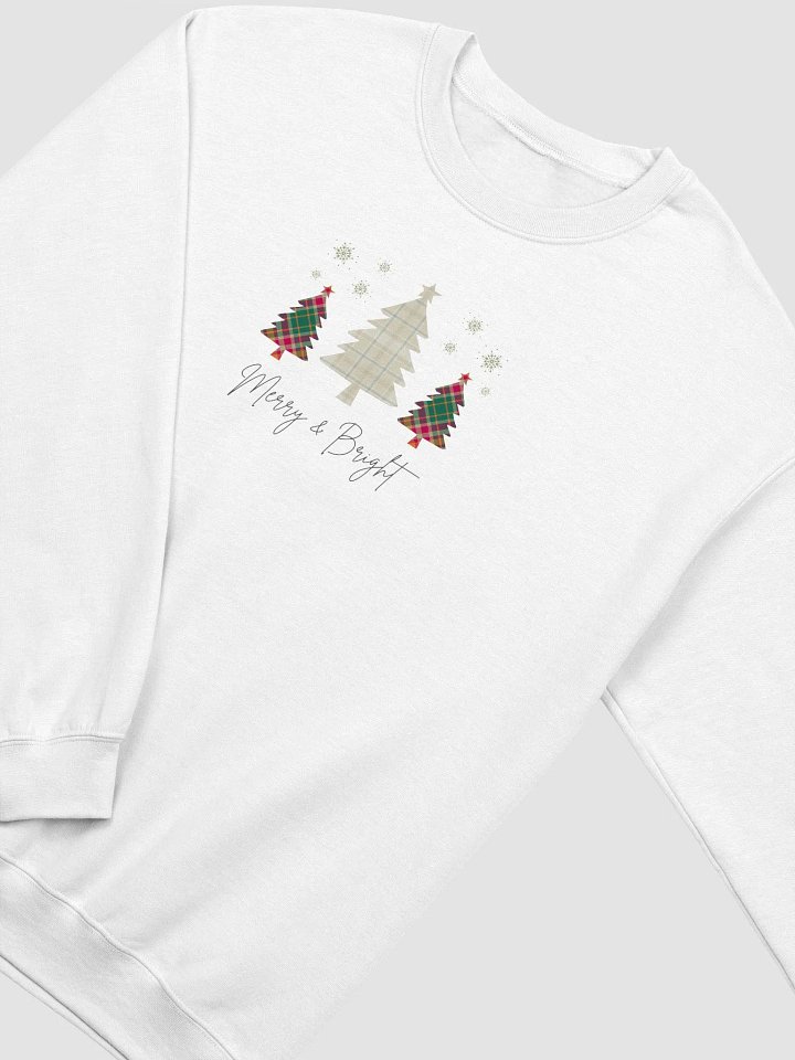 Merry & Bright Plaid Christmas Crewneck product image (2)