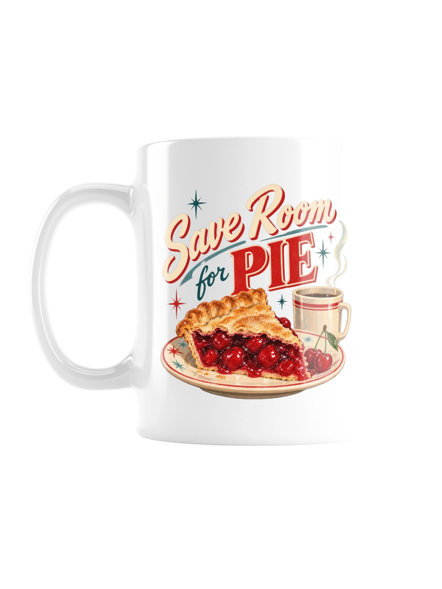 Save Room for Pie — Vintage Diner Mug product image (2)