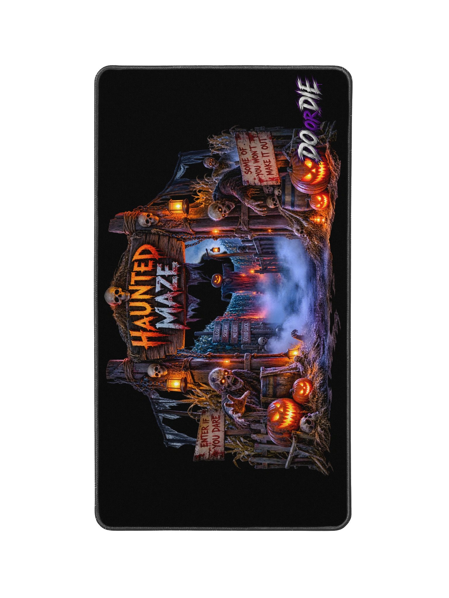 Haunted Maze Halloween Desk Mat product image (1)