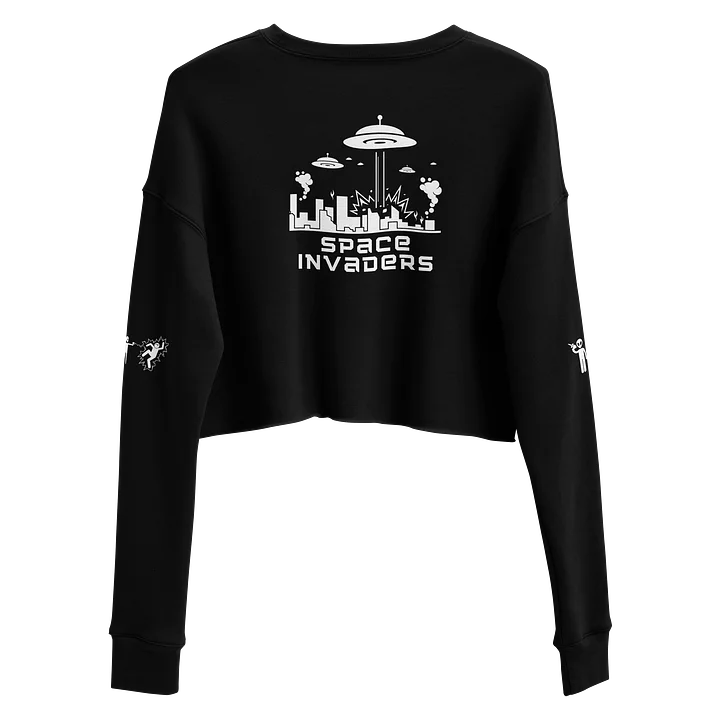 Space Invaders Crop Sweatshirt product image (1)