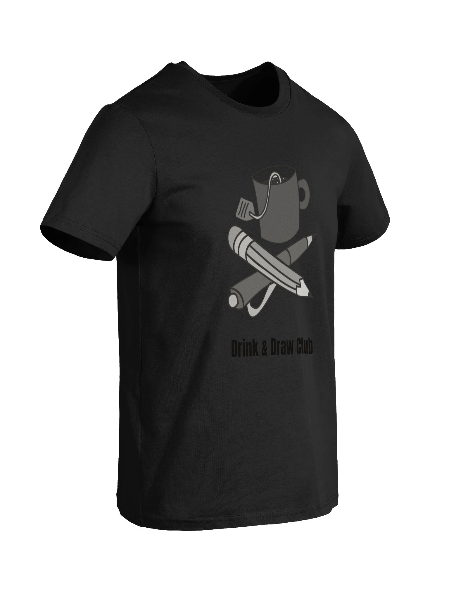 Drink & Draw Club T-Shirt | Creative Artist & Illustrator Graphic Tee product image (6)