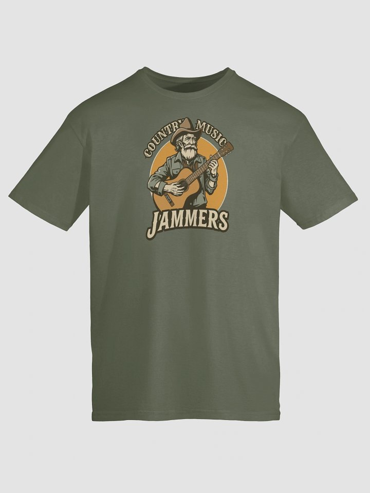 Country Music Jammers, Big Jim Strumming Design T-Shirt product image (1)