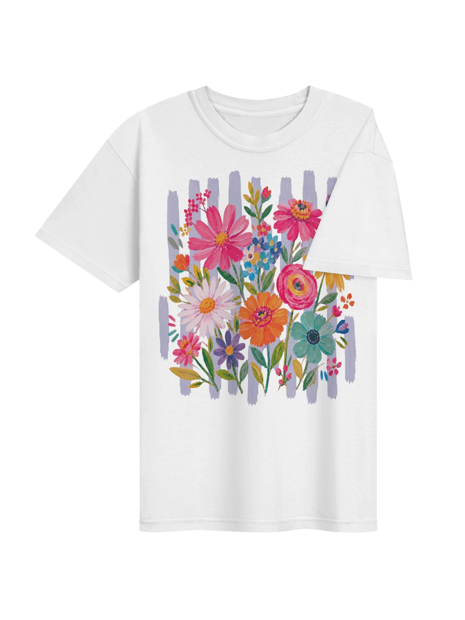 Painterly Floral Cluster Tee — Gear Camel product image (24)