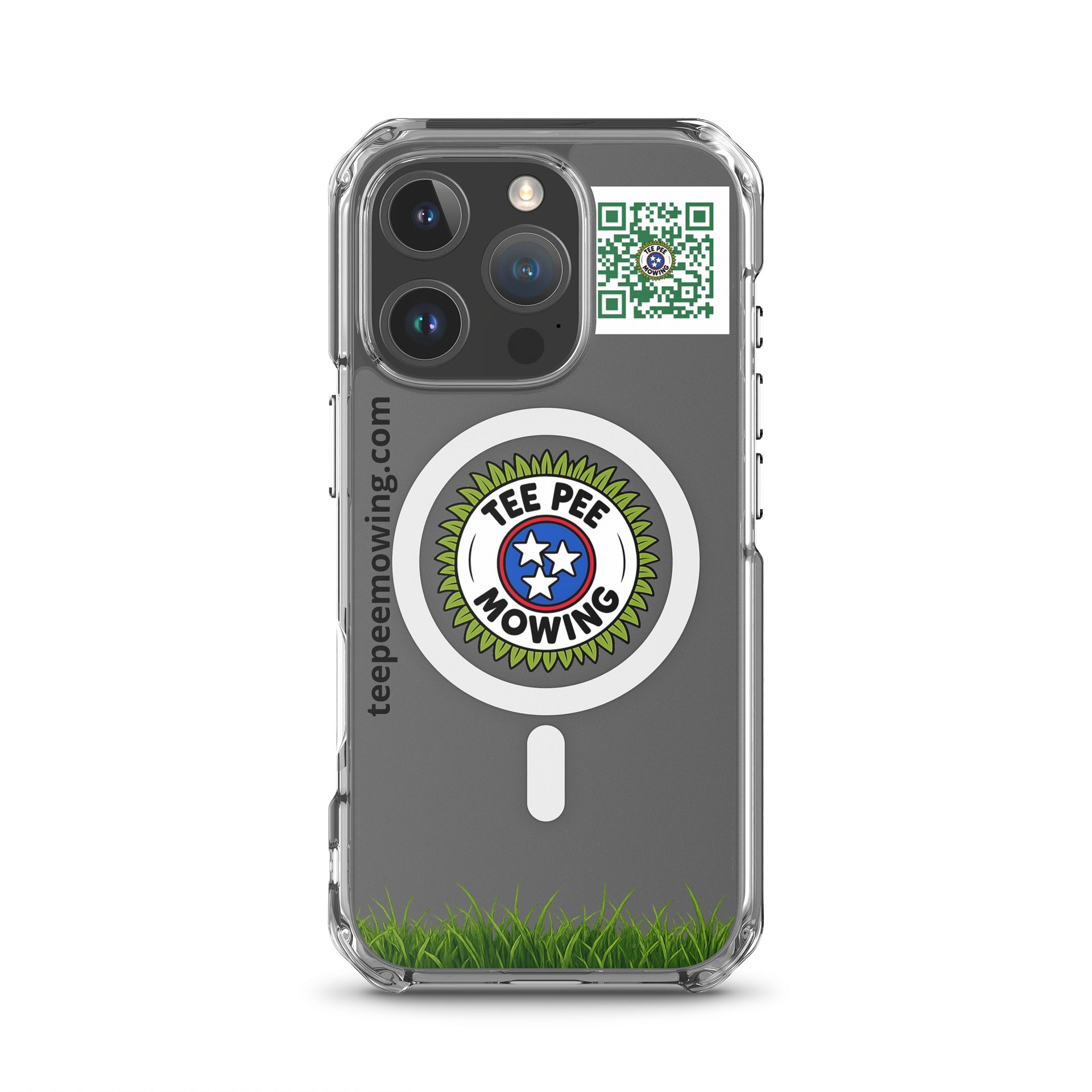 Tee Pee Mowing iPhone 16 MagSafe Style Case product image (1)
