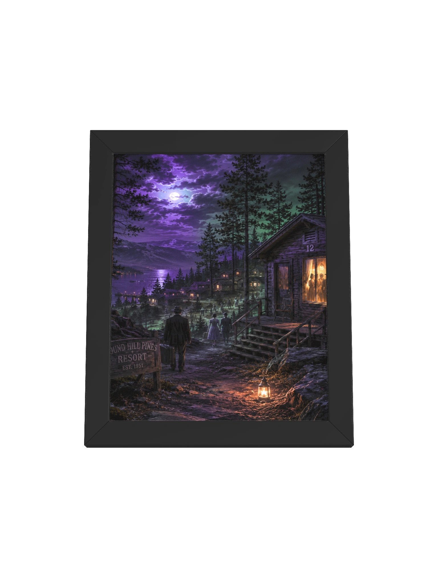 GUESTS THAT NEVER CHECKED OUT FRAMED PRINT product image (1)