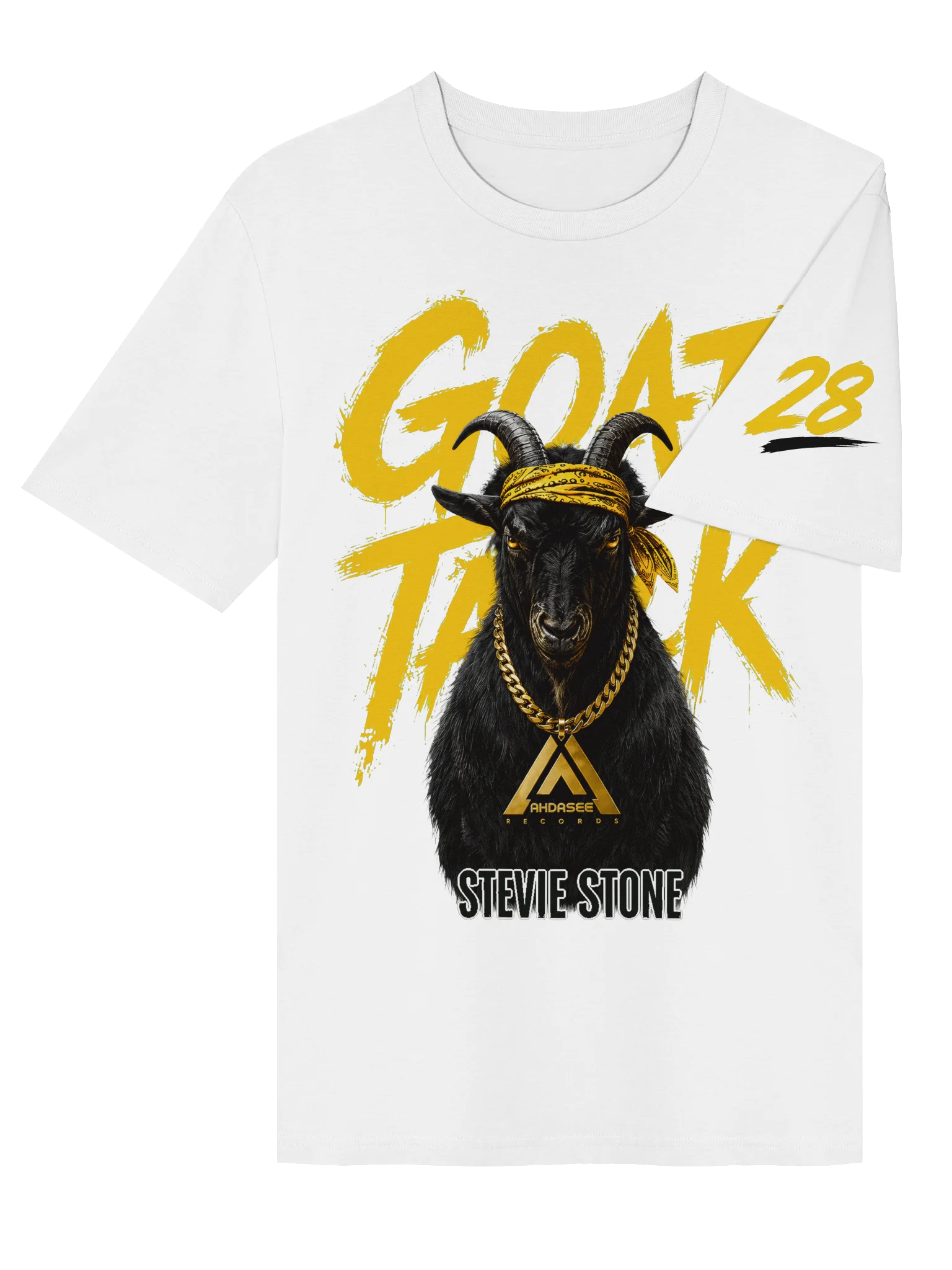 Stevie Stone GOAT TALK - Legacy in Motion White tee product image (4)