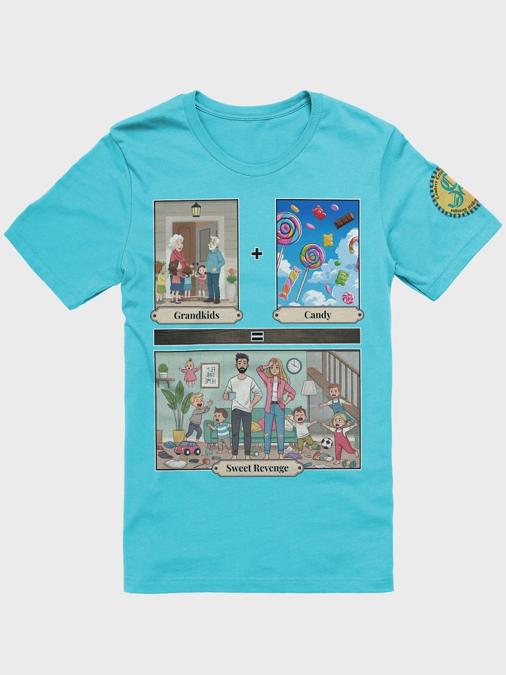 Grandkids + Candy = Sweet Revenge (Both) Bella+Canvas Supersoft T-Shirt Colors (6) product image (37)