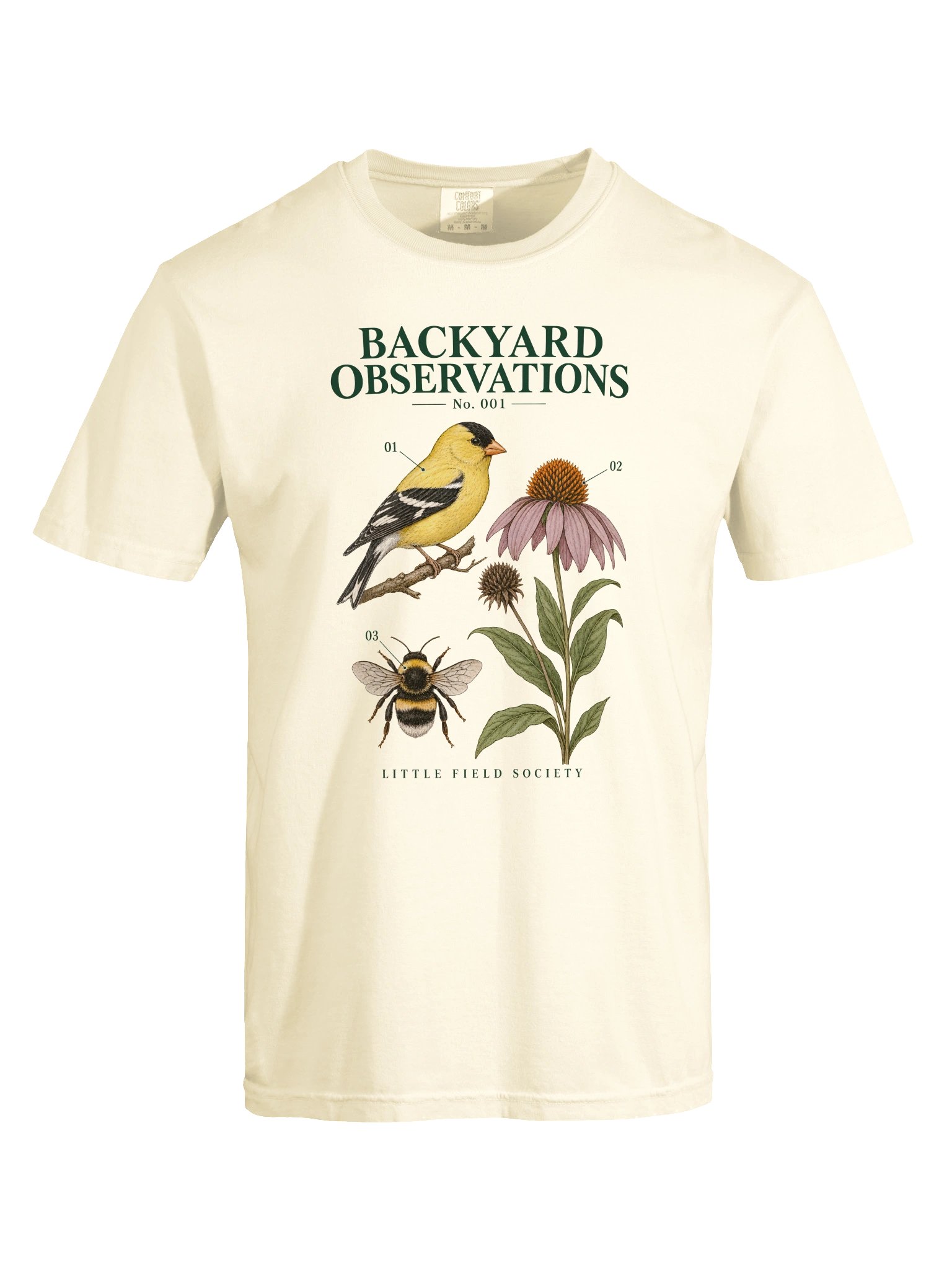 Backyard Observations No. 001 — Naturalist T-Shirt product image (9)