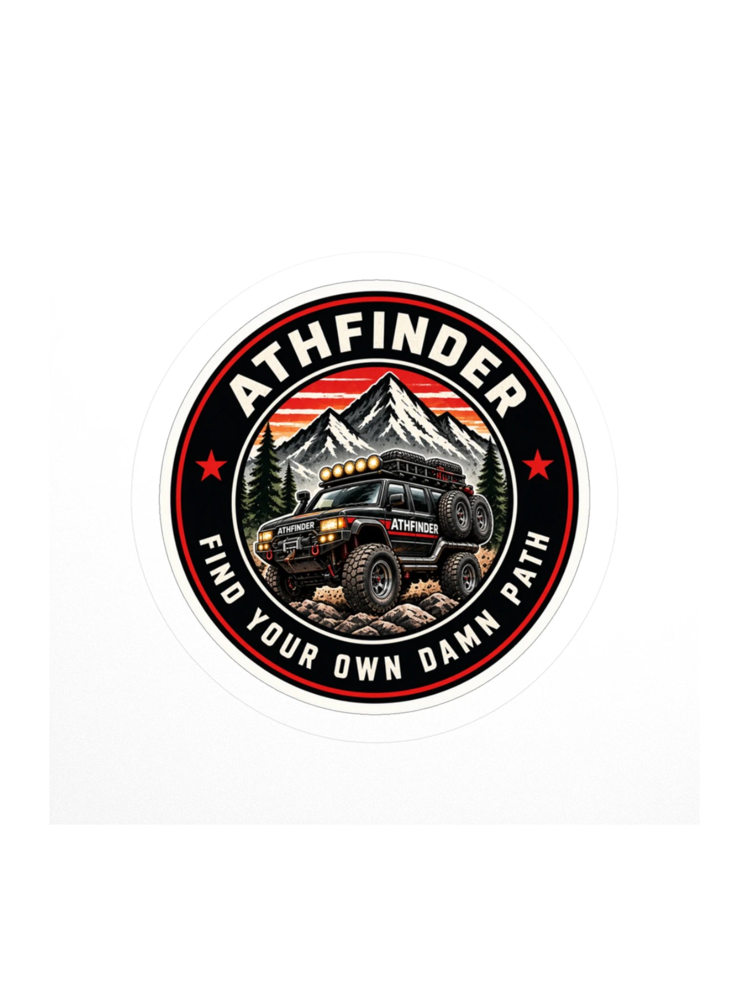 ATHFINDER Trail Badge Sticker product image (1)