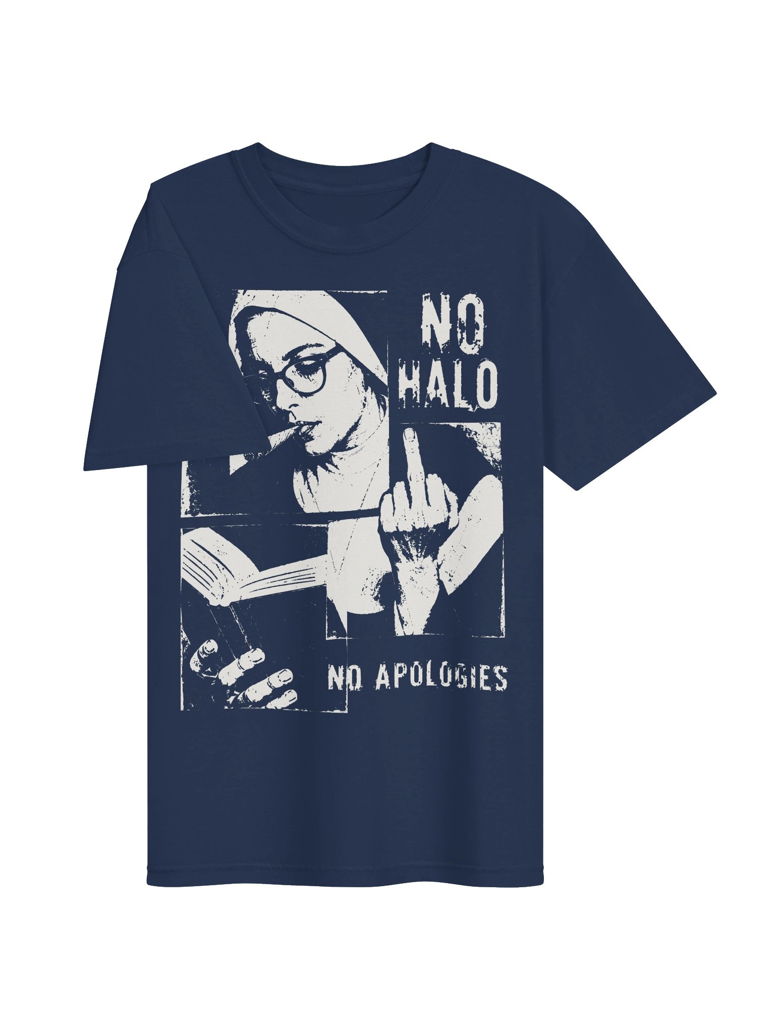 No Halo. No Apologies. // Nun // Heavyweight Vintage Graphic Tee product image (37)