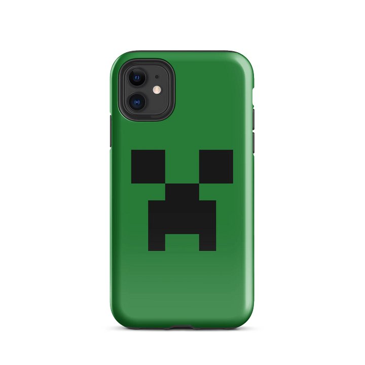 Creeper iPhone Case - Minecraft Tough Phone Case for iPhone 16 Pro Max, iPhone 16, iPhone 15, iPhone 15 Pro product image (2)
