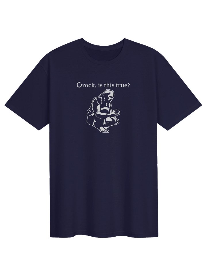 Men's "Crock Is This True" Navy Blue T-Shirt product image (1)