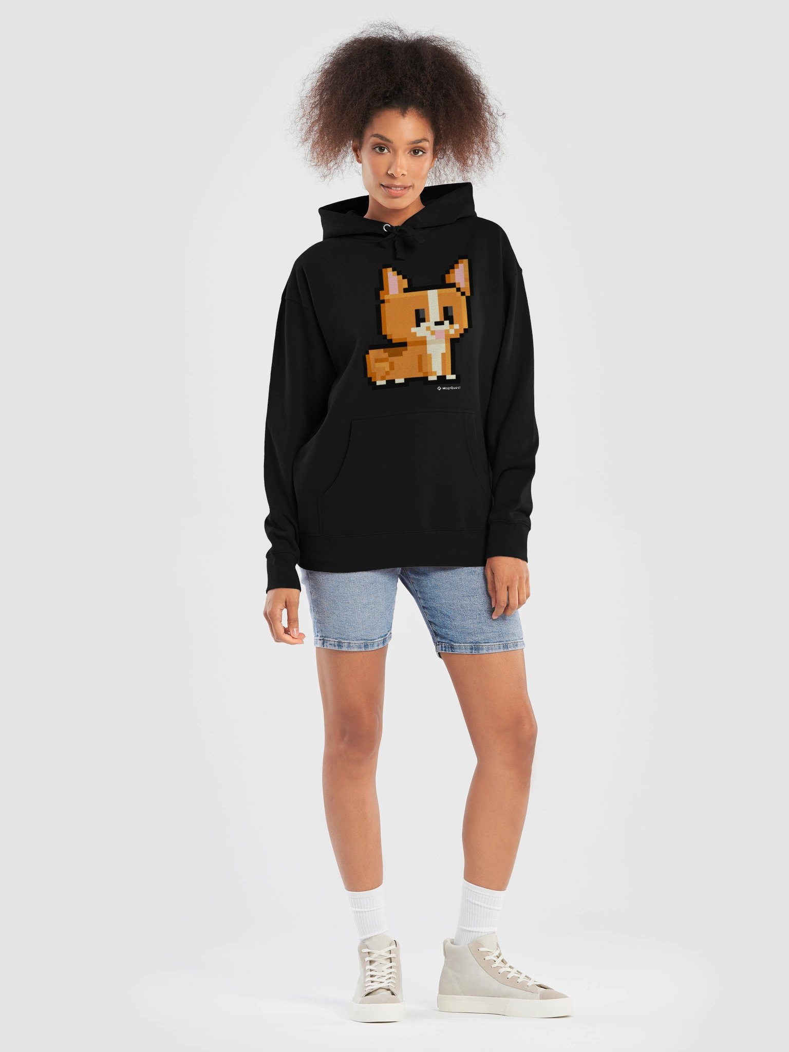 Premium Corgie Questie Hoodie - Printed on Front product image (2)