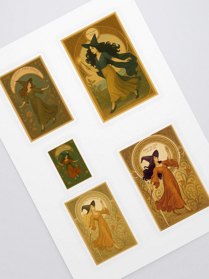 Vintage Witch Sticker Sheet product image (1)