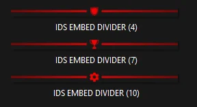 Ruby Red Embed Divider Bars product image (3)