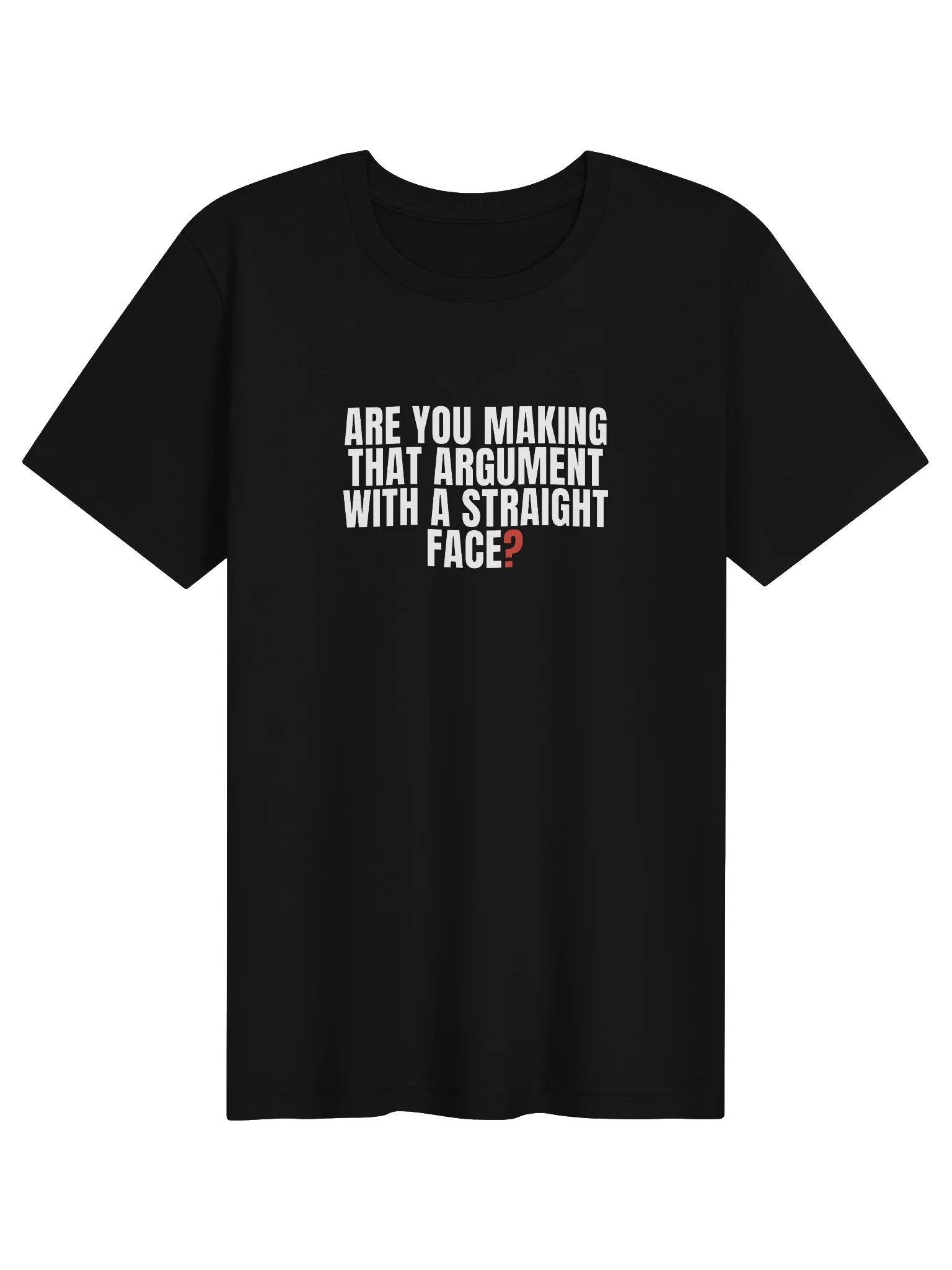 Straight Face? — Tee (Dark) product image (1)