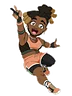 Chibi MomoCon Mascot Sticker